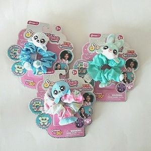 3 Scrunch Miez collectable scrunchy friends